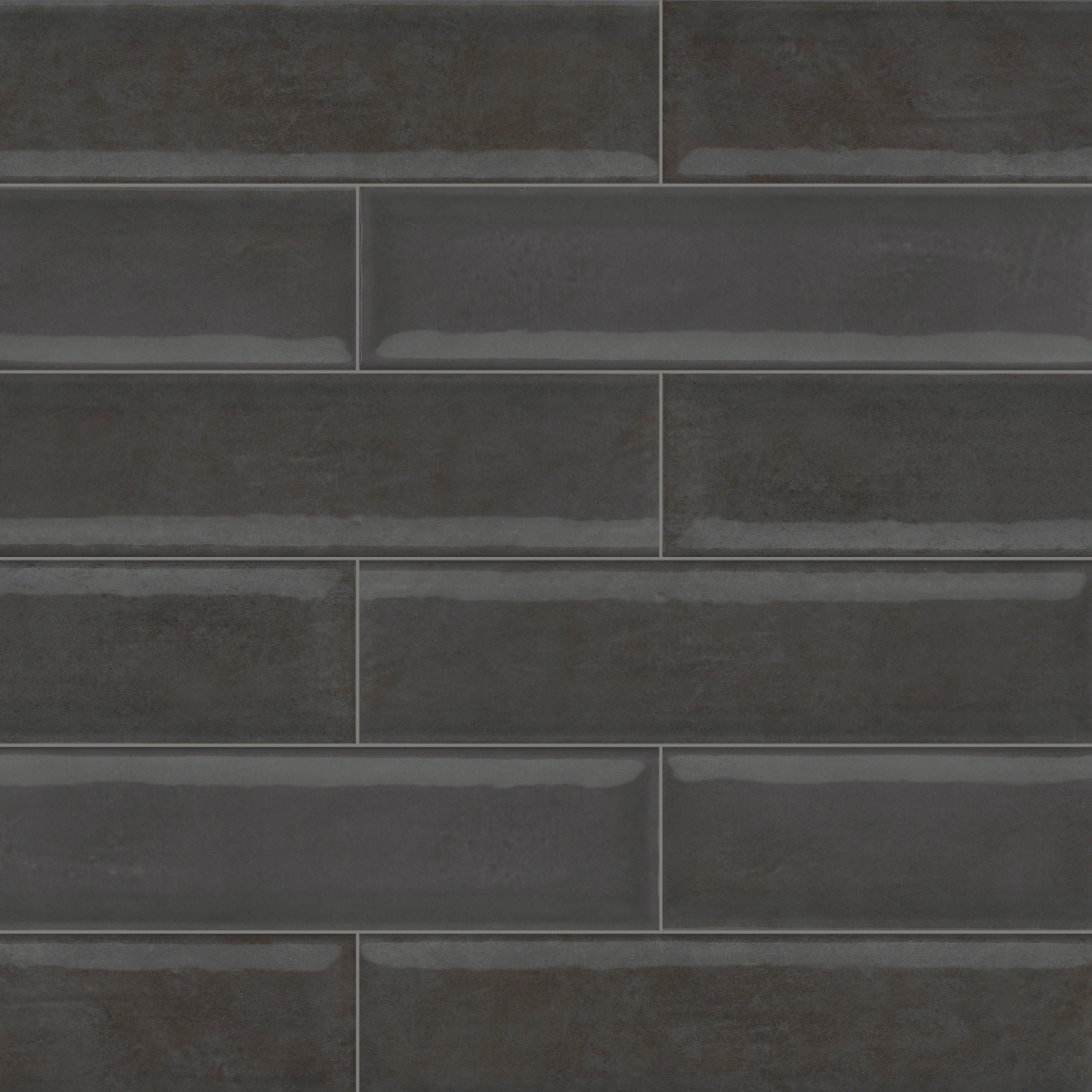 RAKU - 3X12, CHARCOAL, GLOSSY | Emser Tile