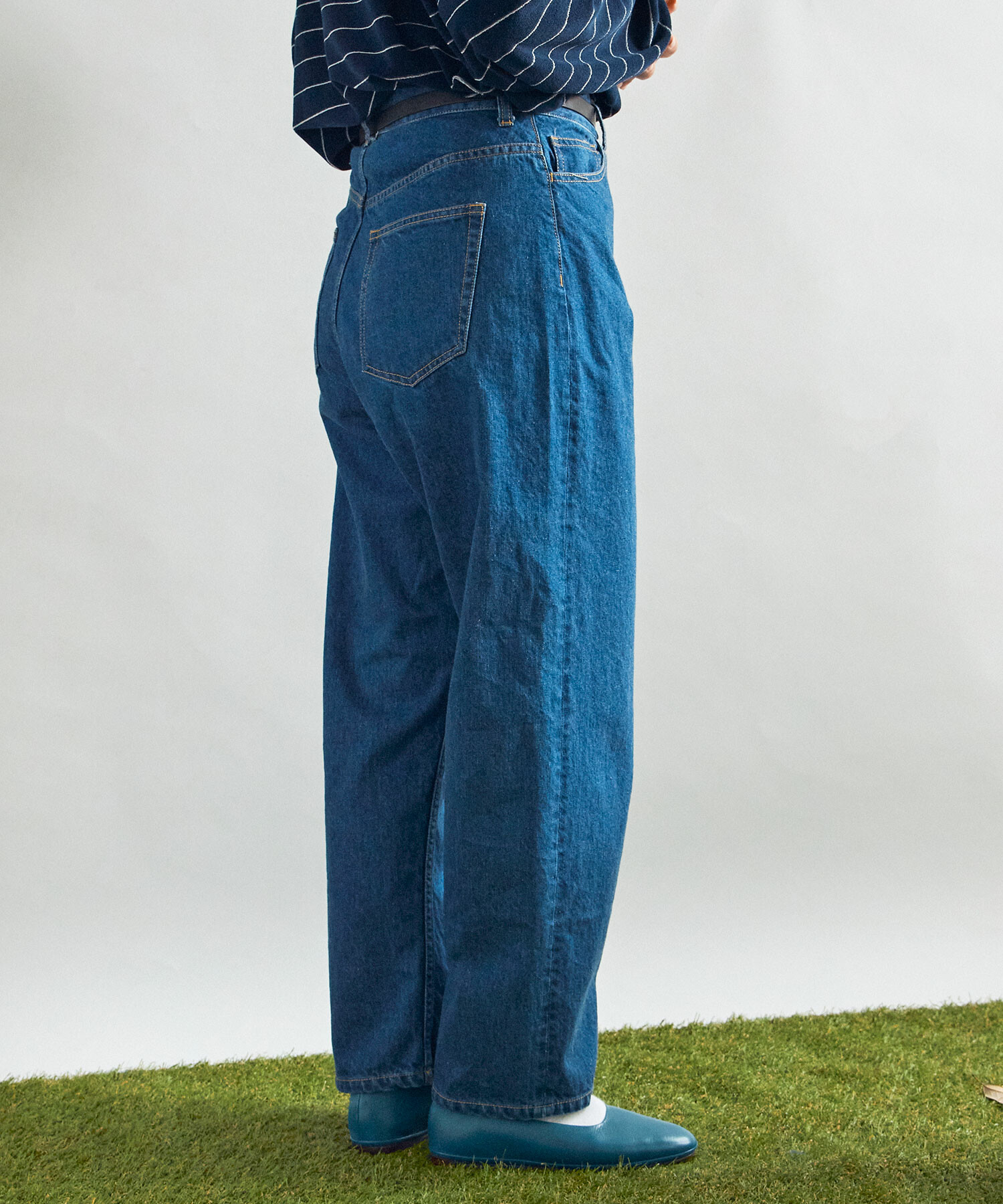 AMBIDEX Store △12oz 5pocket 2nd デニム パンツ(F BLUE): buoybuoy