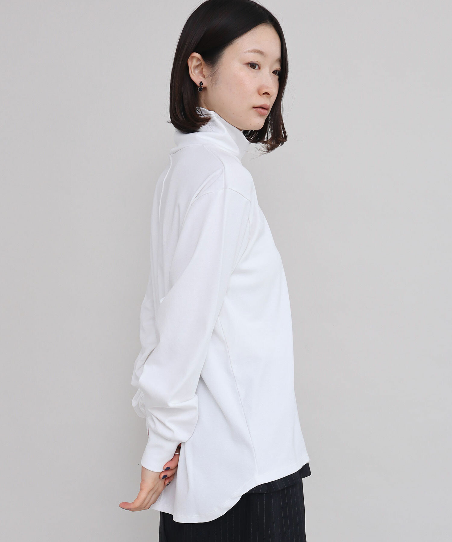 AMBIDEX Store 〇ベアフライス 長袖タートルプルオーバー(F クロ): iki