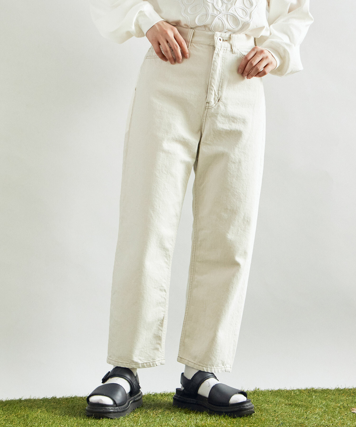 AMBIDEX Store △12oz 5pocket 2nd デニム パンツ(F BLUE): buoybuoy