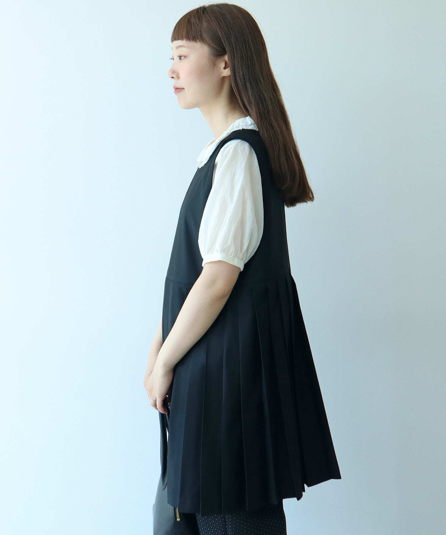 AMBIDEX Store △〇T/R プリーツベスト(F クロ): bulle de savon