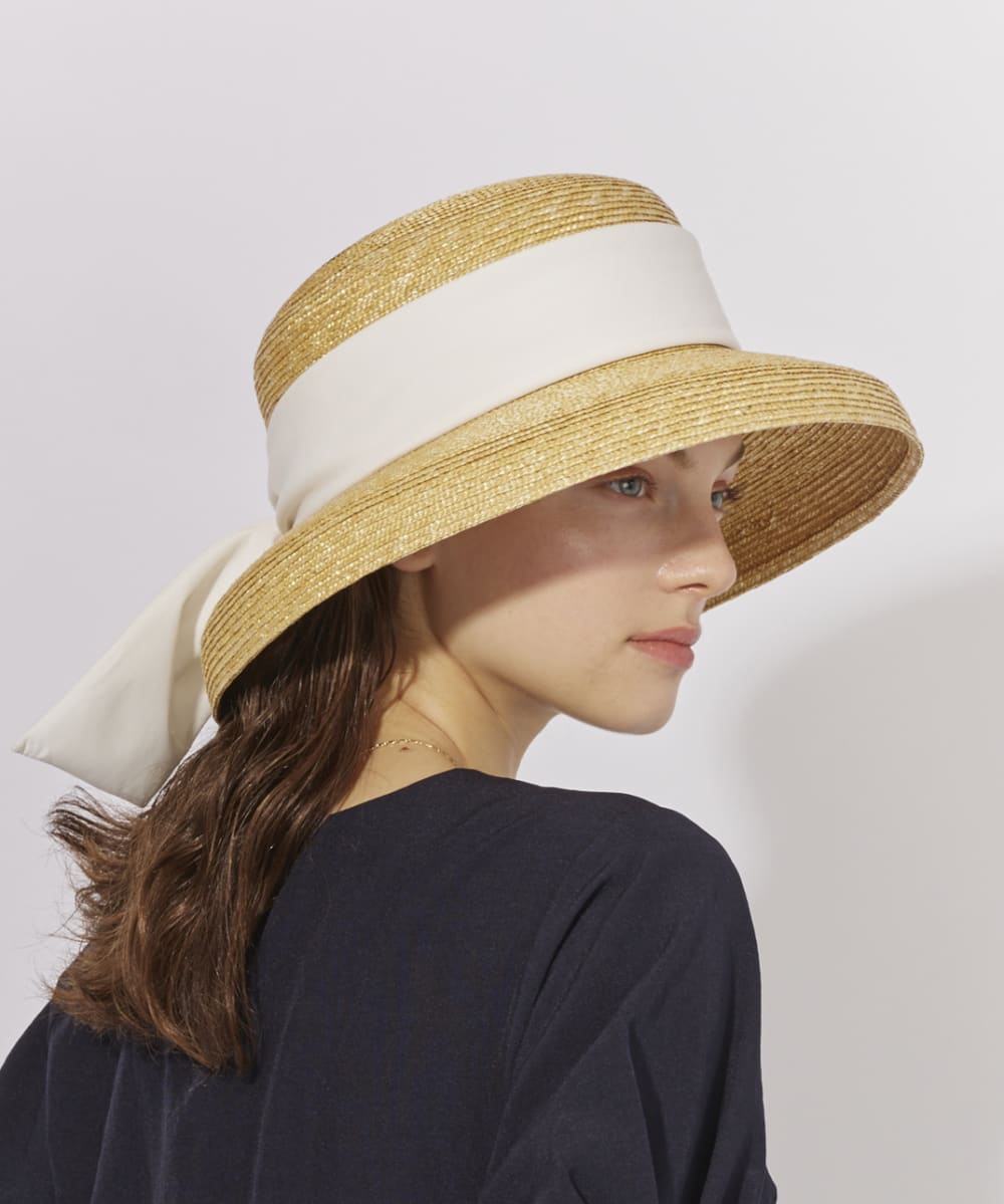 Chapeau d' O StrawBraid Casablanca | 57.5cm(75) BLACK (01