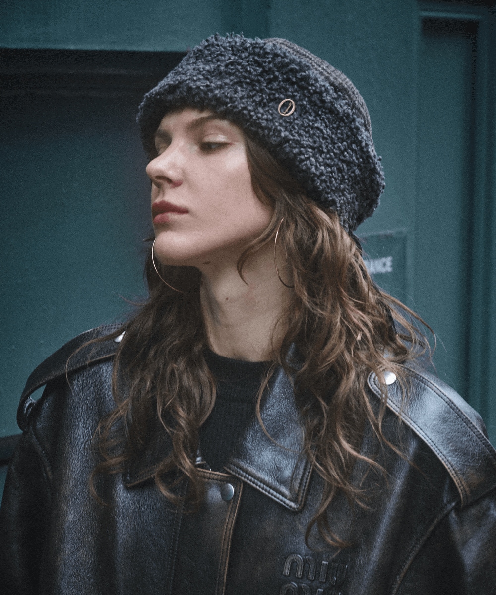 Chapeau d' O CheckxBoa Toque Watch | 57.5cm(75) BLACK (01