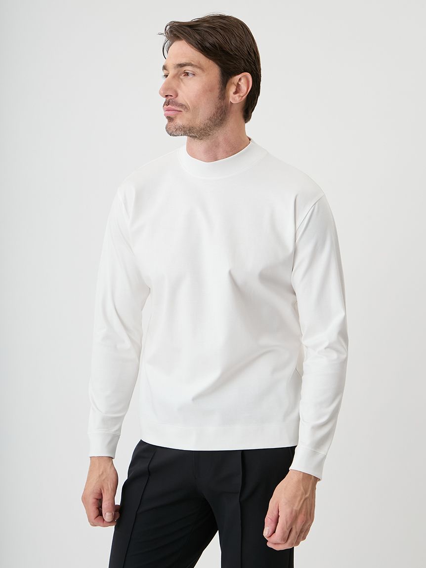 PABLO モックネック ロングスリーブ(カットソー＆Tシャツ)｜トップス