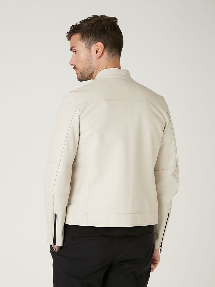 イタリアンレザーライダースジャケット(ブルゾン)｜アウター｜AOURE