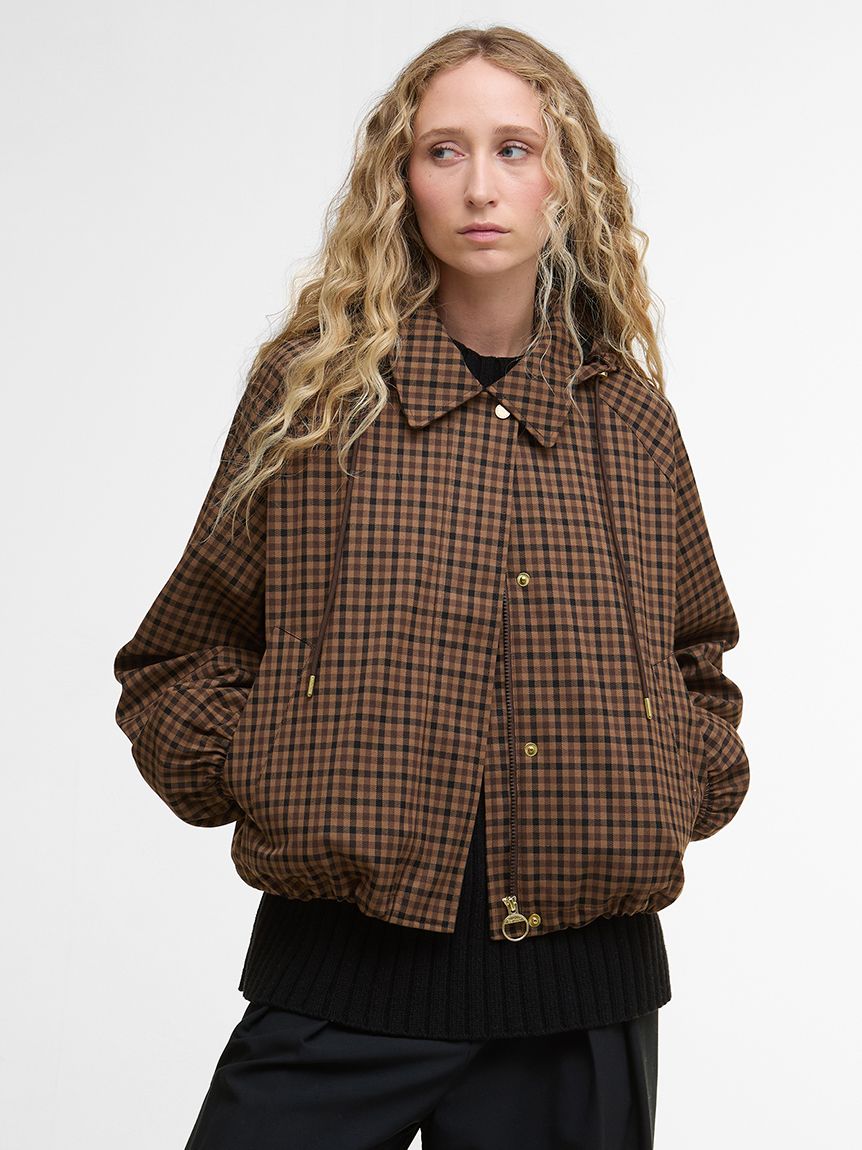 Audreyチェック シャワープルーフジャケット（レディース）｜ノン