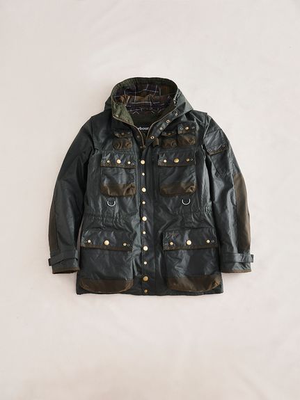 Barbour × TO KI TO》ミリタリー ワックス ジャケット｜ワックス