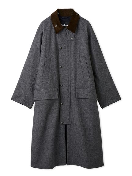 SNOWDON / スノードン】ウール ロング コート