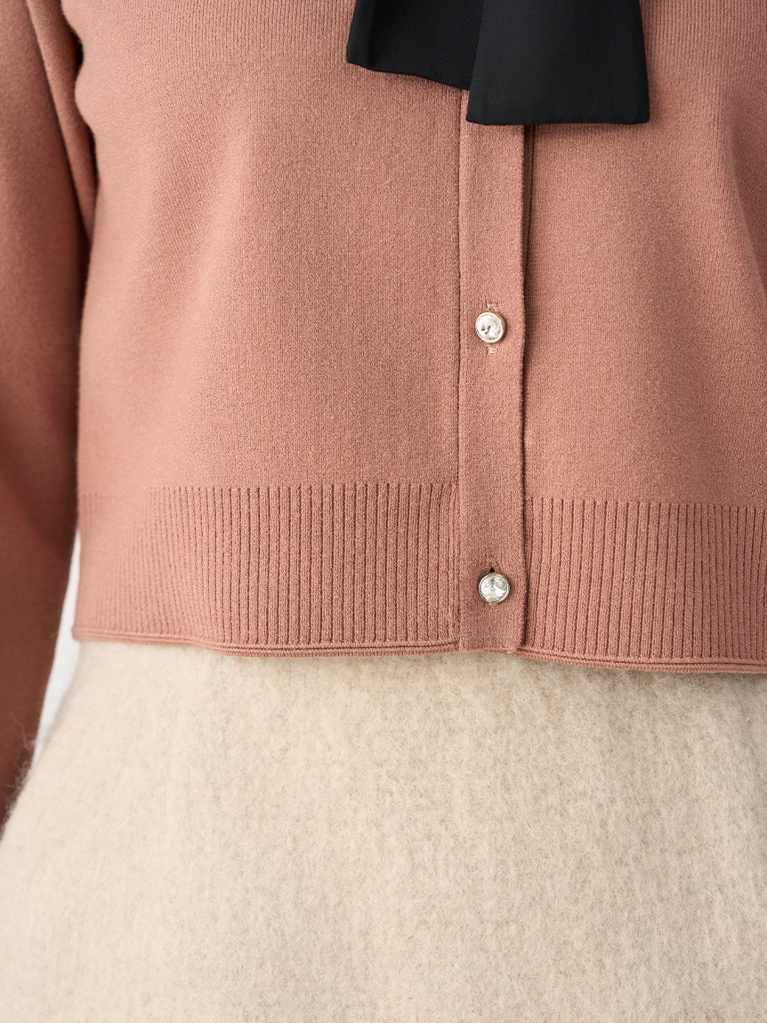 WEB限定】デタッチャブルレースカラーカーディガン(カーディガン