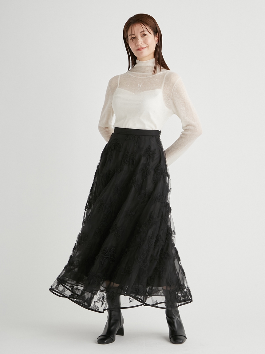 HANAE MORI×CELFORDコラボ】バタフライフレアスカート(SKIRT（スカート