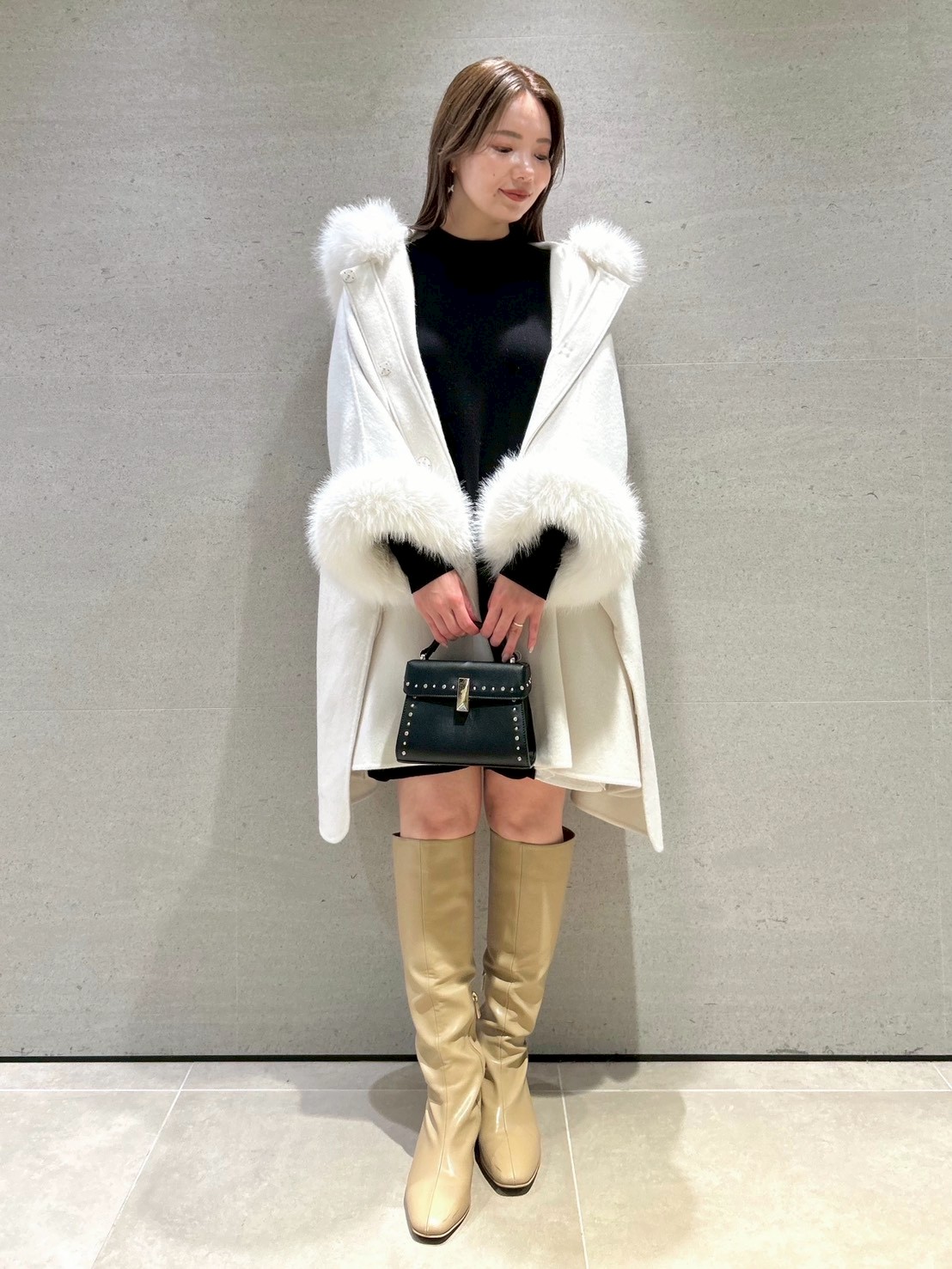 ファーポンチョコート(コート)｜OUTER（アウター）｜CELFORD（セル