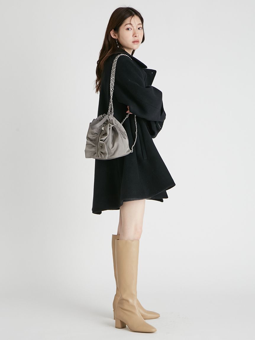 チェーンショルダーフリルサック(ハンドバッグ)｜BAGS（バッグ