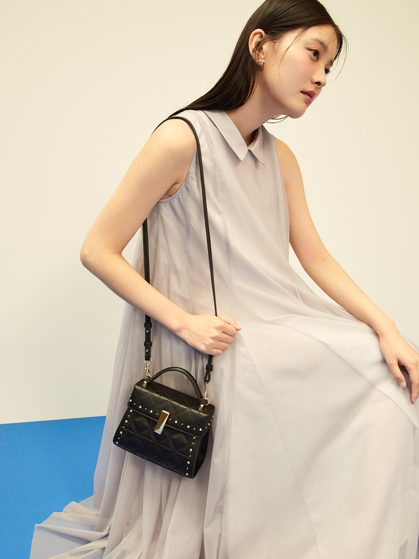 Aラインチュールワンピース(フォーマルワンピース)｜DRESS（ドレス