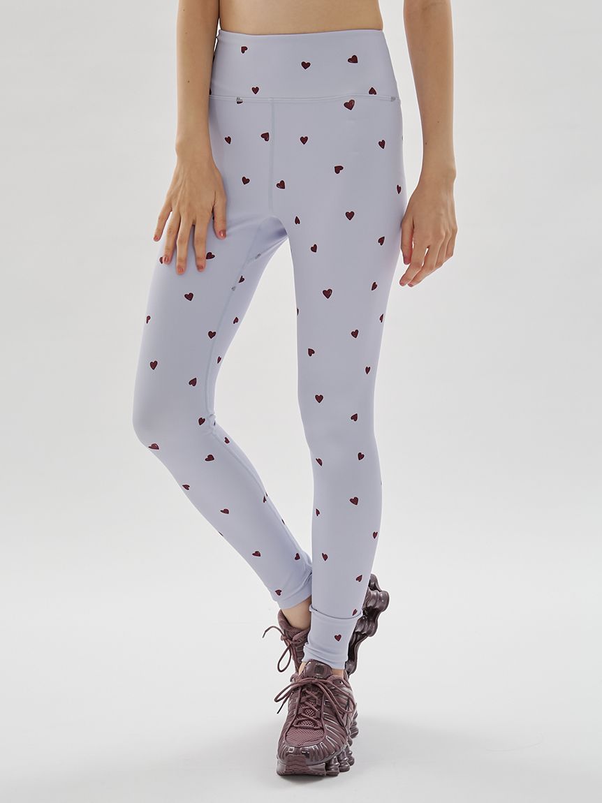 HEART】 ハートパターンレギンス/UVカット/接触冷感(パンツ)｜セレクト