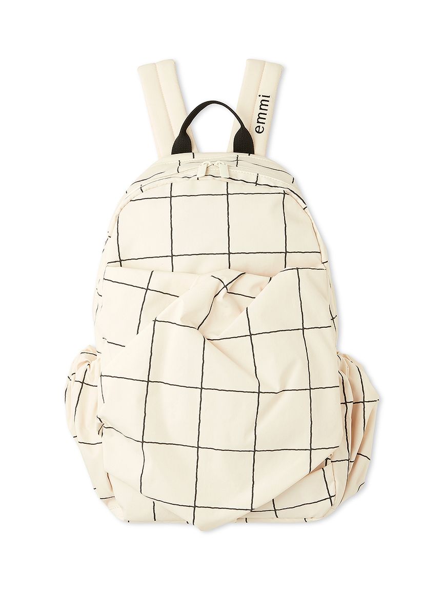 WEB限定】eco 撥水チェックギャザーボディーバックパック(バックパック