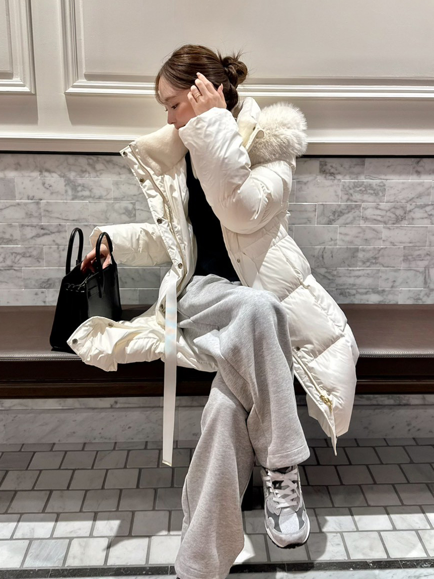 フードファーロングダウンコート(ダウン)｜アウター｜FRAY I.D（フレイ