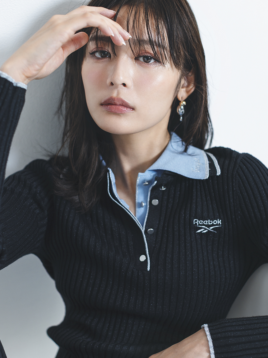 Reebok× FRAY I.D】ラメリブポロカラーニット(ニット)｜トップス｜FRAY