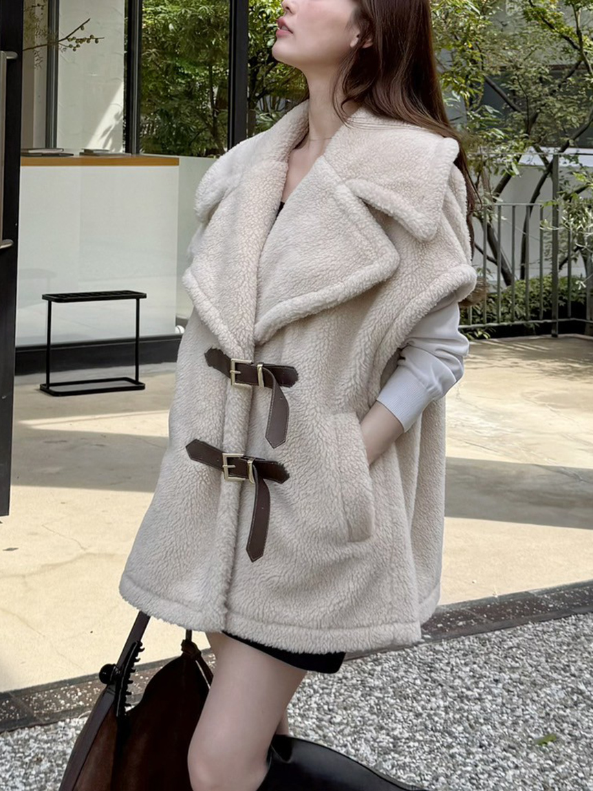 ECOPELボアポンチョ(ポンチョ)｜アウター｜FRAY I.D（フレイ