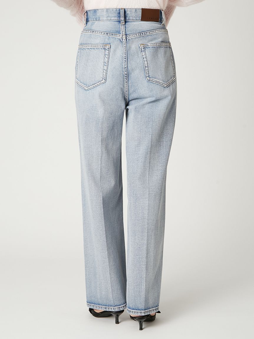 ハイウエストセンタープレスワイドデニム(ロングパンツ)｜パンツ｜FRAY