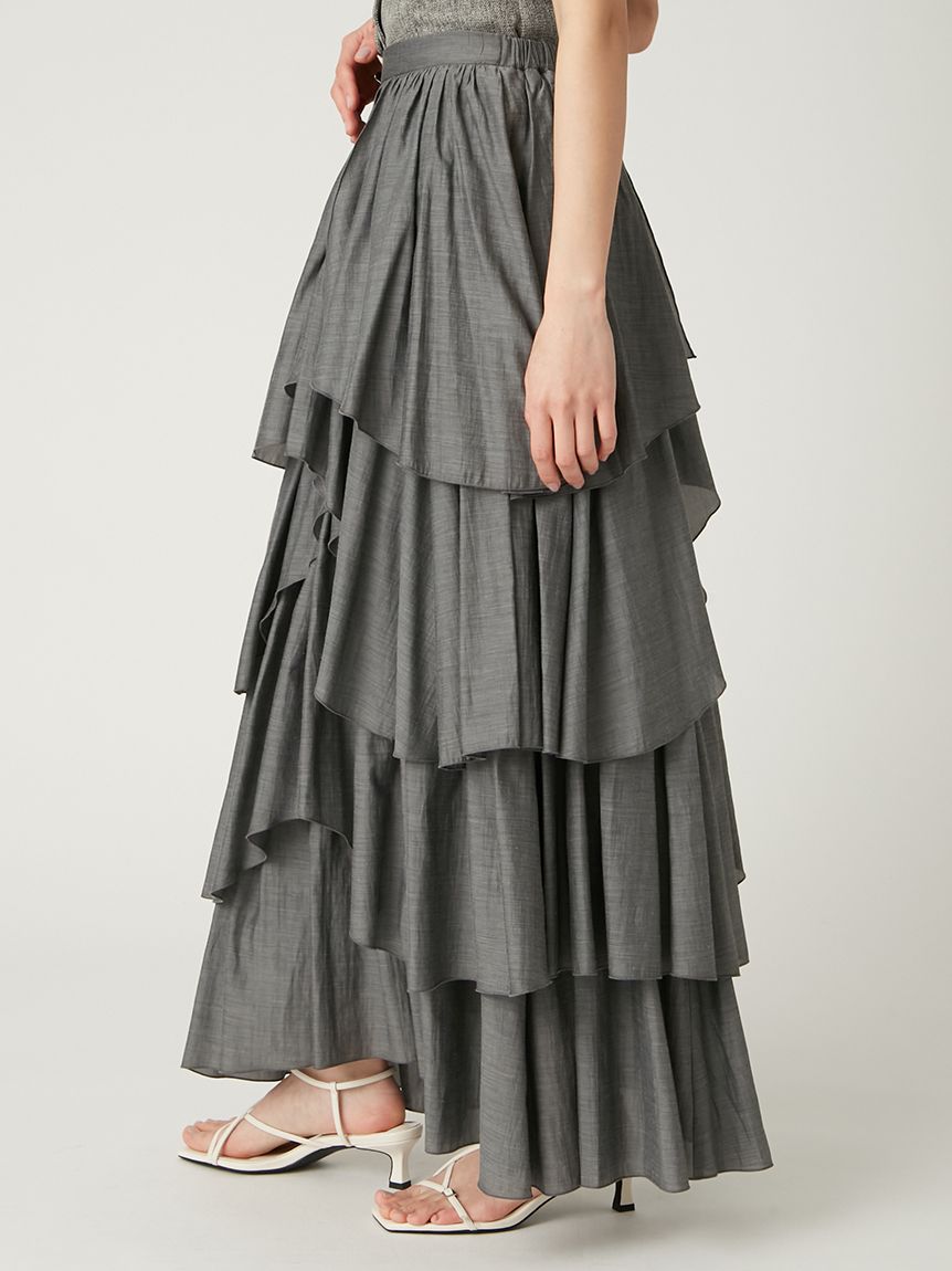 シアーティアードスカート(ロングスカート)｜スカート｜FRAY I.D