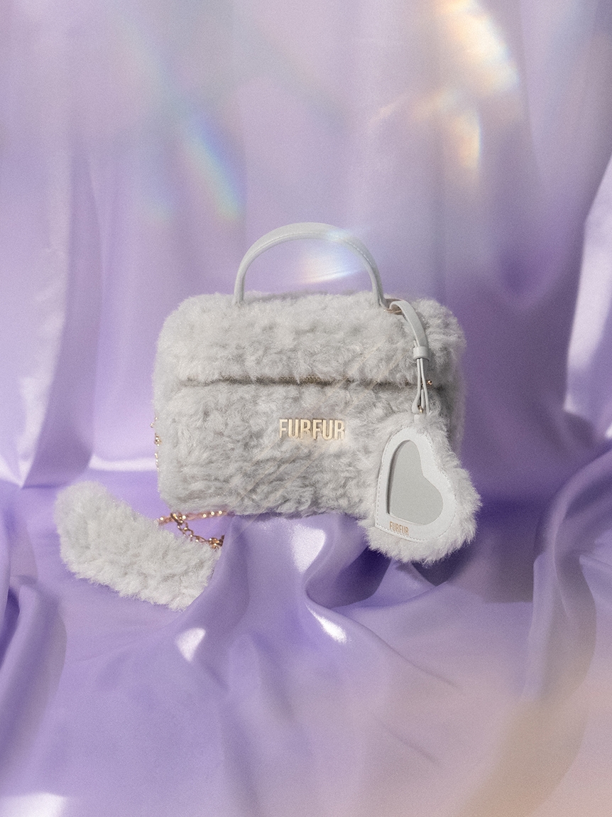 オフィシャル・楽天限定カラー】エコファーバニティバッグ(バッグ