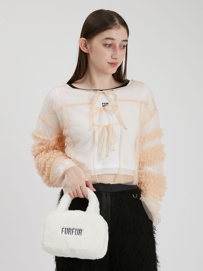 オフィシャルサイト限定カラー】エコファースクエアボストンバッグ