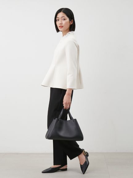 セットアイテム】2wayレースカラーペプラムSET UP(セットアップ)｜Mila