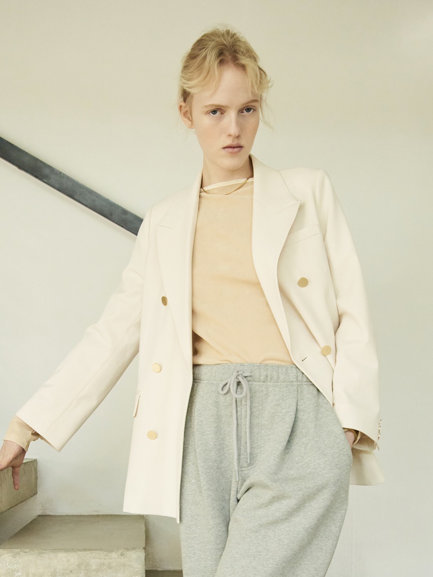 金釦ダブルブレストロングブレザー(テーラードジャケット)｜アウター