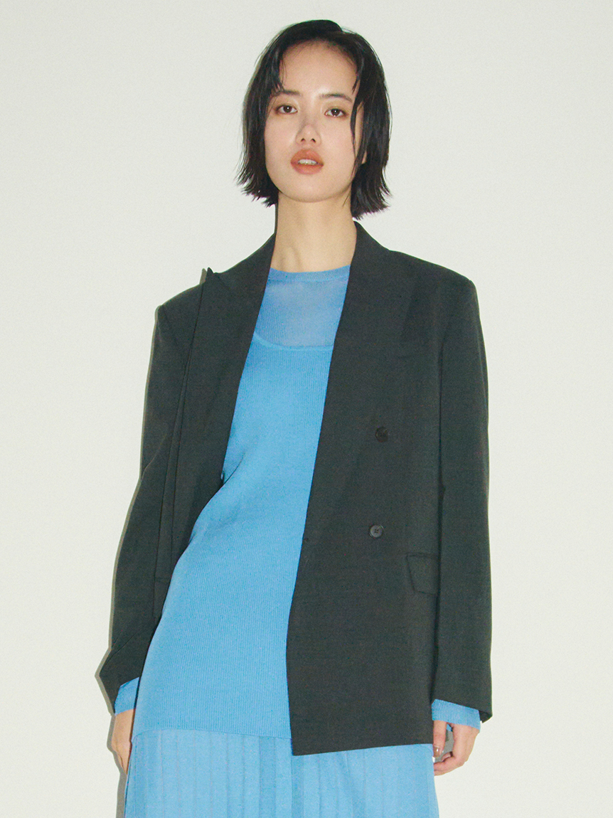 ダブルブレストテーラードジャケット(テーラードジャケット)｜アウター
