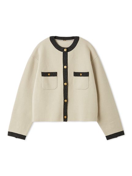 フェイス金釦カーデ(カーディガン)｜トップス｜Mila Owen（ミラ