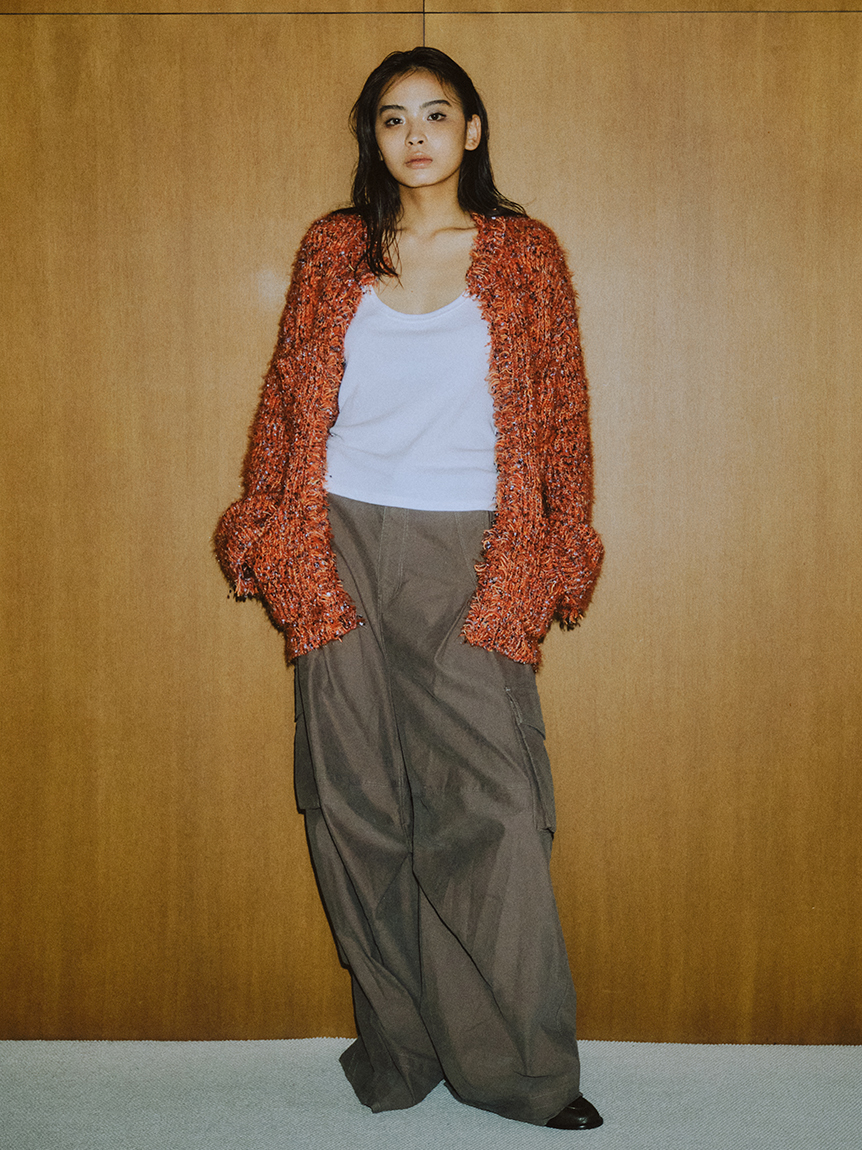 セットアップ対応】ワイドレッグカーゴパンツ(ワイドパンツ)｜パンツ