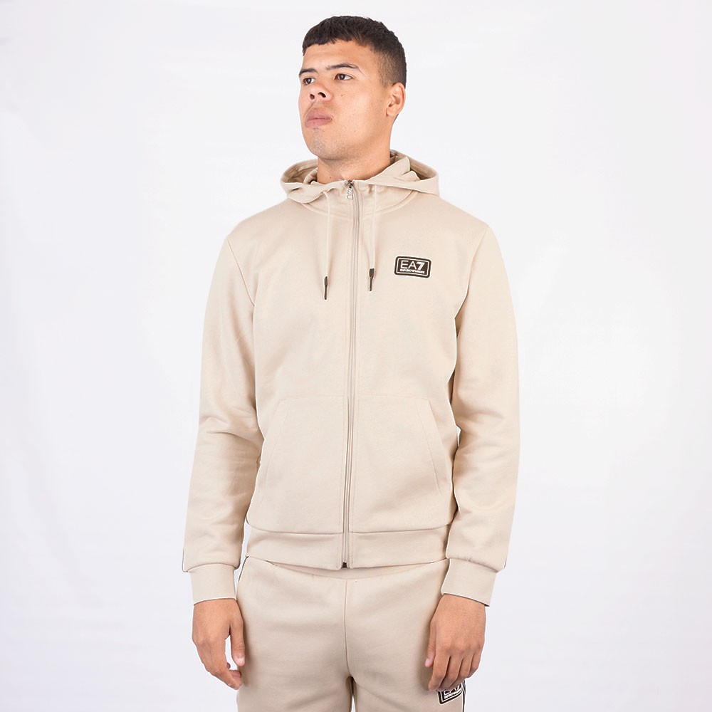 EA7 Emporio Armani Full Zip Hooded Sweatshirt | Masdings