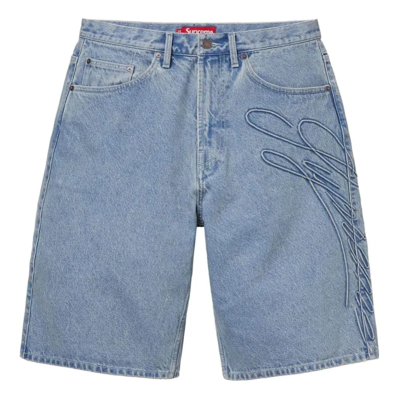 Supreme SS23 Week8 Baggy Denim Shorts 'Black' SUP-SS23-157 | Parallel