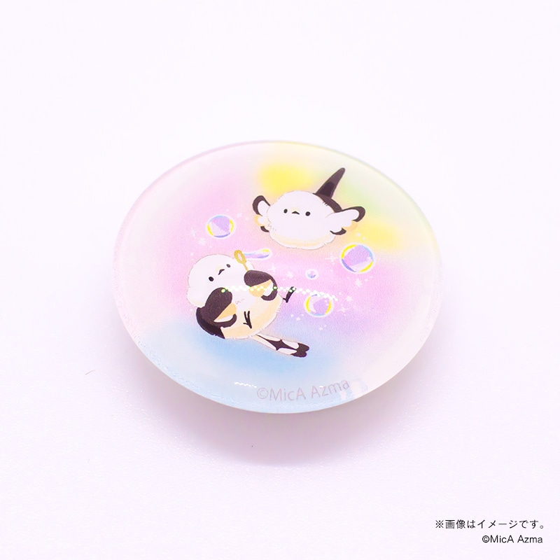 吾妻まいか・シマエナガ ガラスマグネット シャボン玉｜郵便局のネット