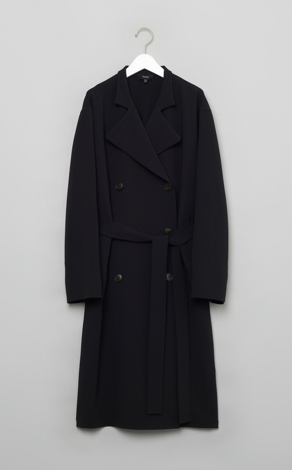 Theory｜ダブルブレストベルトコート