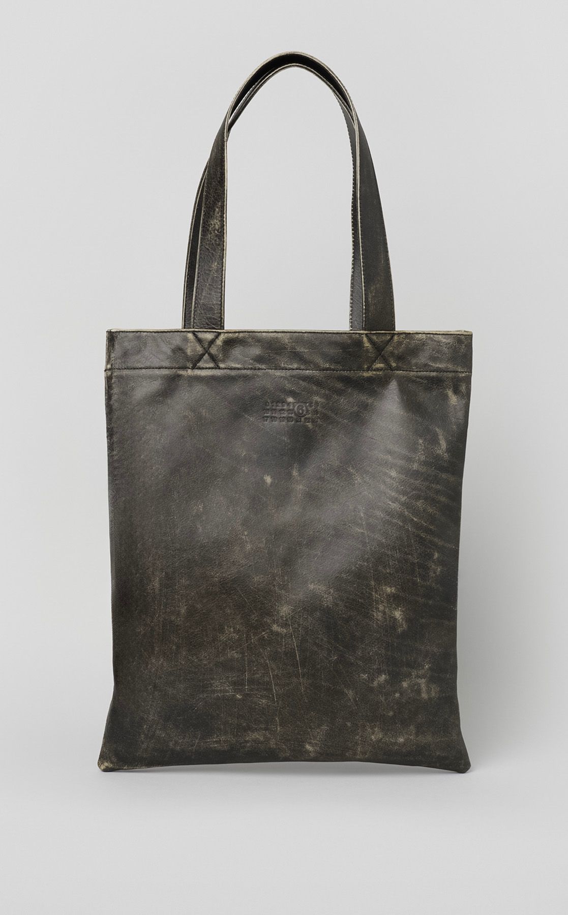 MM6 Maison Margiela｜バフレザートートバッグ