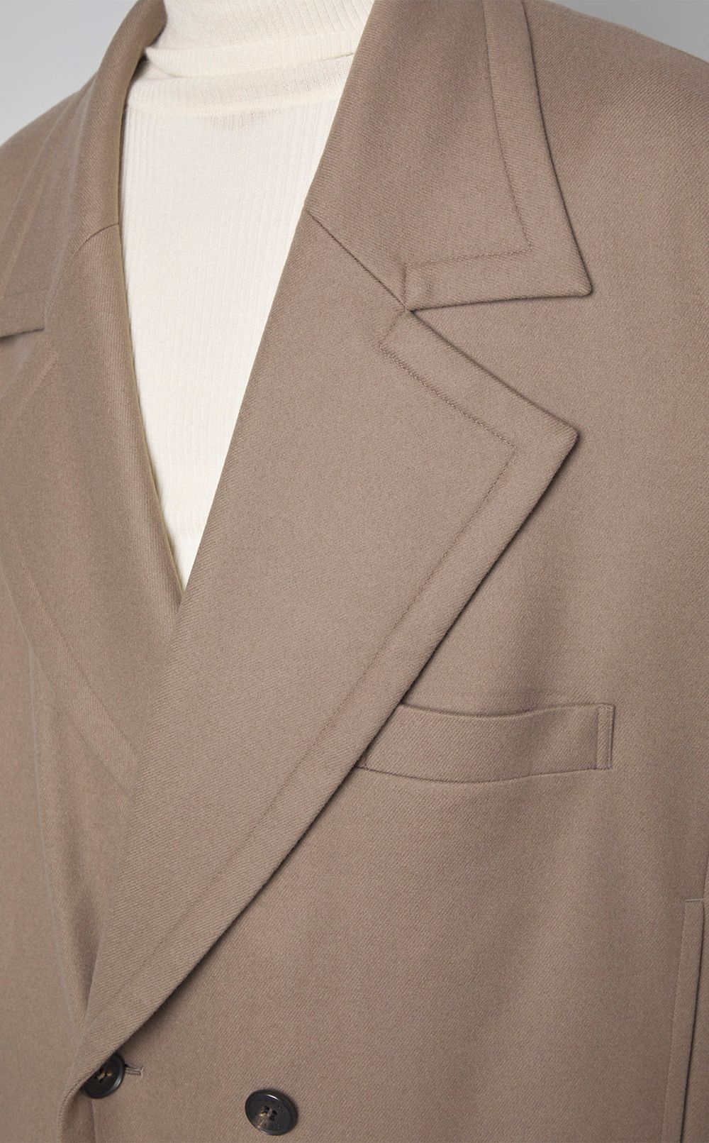 CINOH｜ボンディングメルトンハーフコート