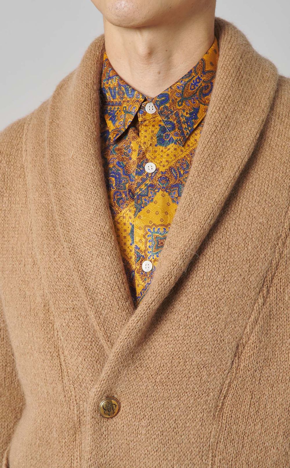 GABRIELE PASINI｜ショールカラーニットジャケット