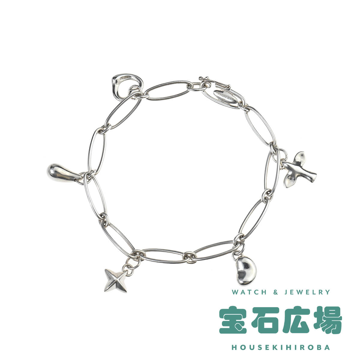 エルサ・ペレッティ 5モチーフ オーバルリンクチャームブレスレット