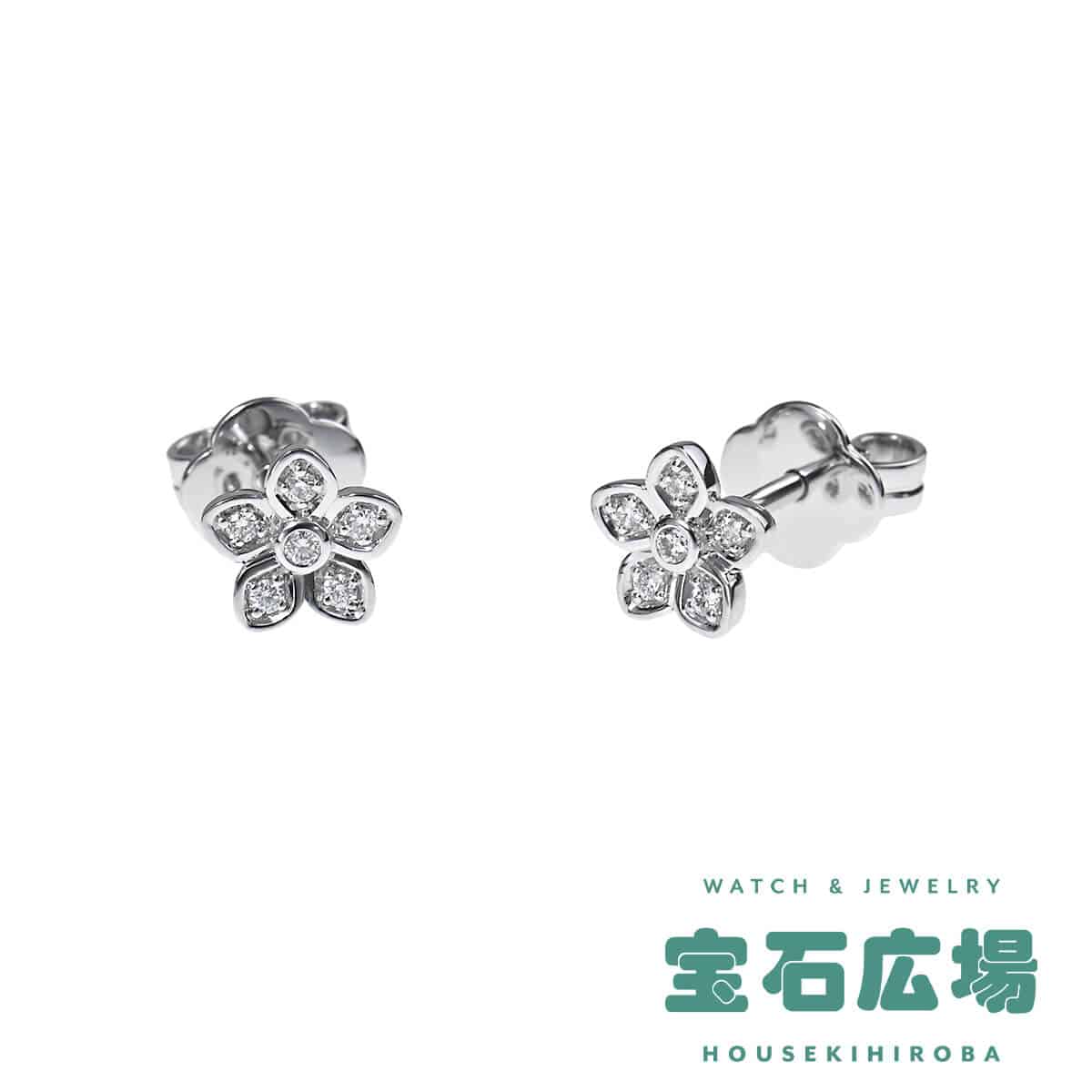 RGE1816 パヴェ ワイルドフラワー プティ ダイヤ スタッドピアス 新品