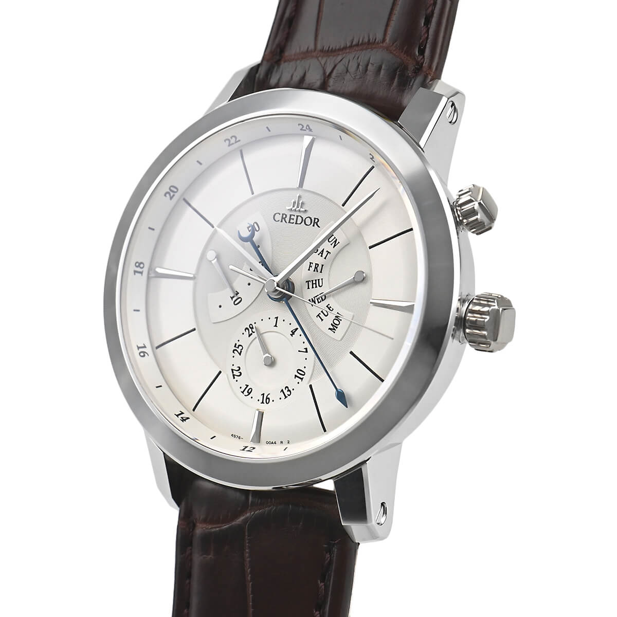 GBBT999 4S76-00A0 クレドール ノード デイデイト パワーリザーブ 中古