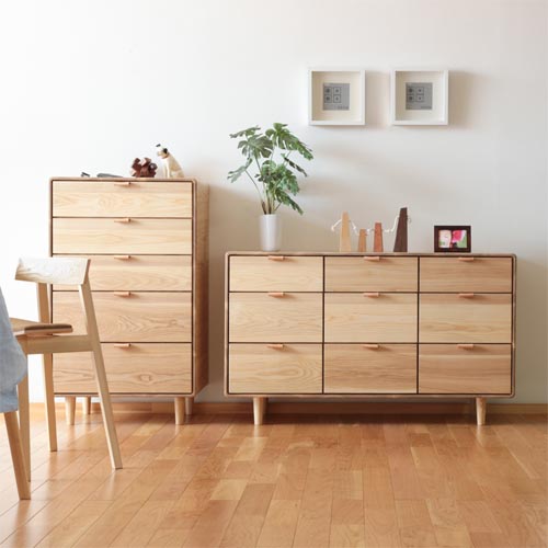 旭川家具 WOW ワオ Wao ワオ チェスト 国産家具 無垢 チェスト 北海道