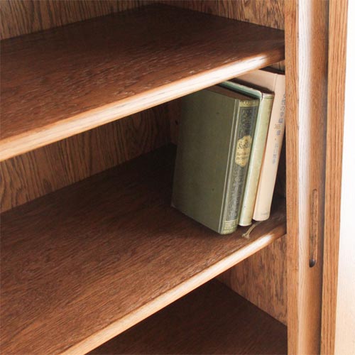 旭川家具 山室家具製作所 民芸家具 北の匠 No.7 8 書棚引戸 国産家具