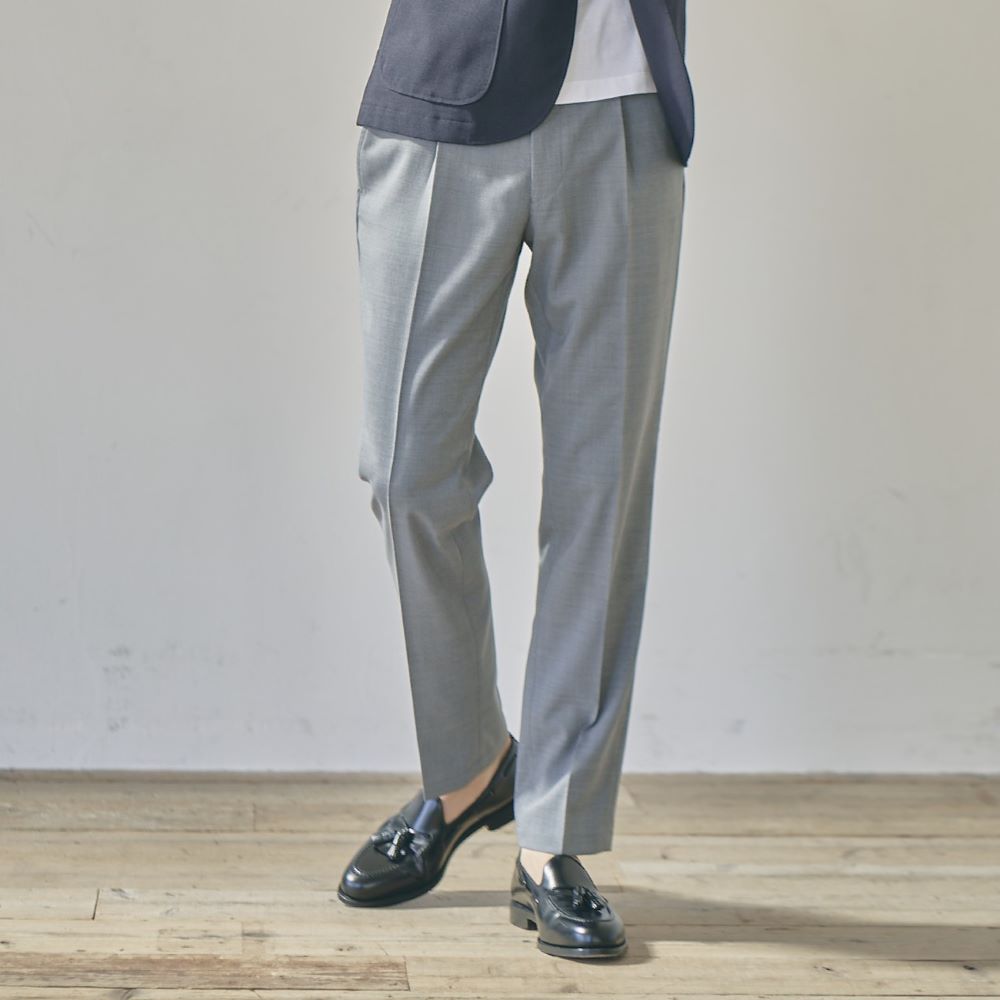 セットアップ対応｜楽スラ セットアップ（Palo Alto）ミディアムグレー