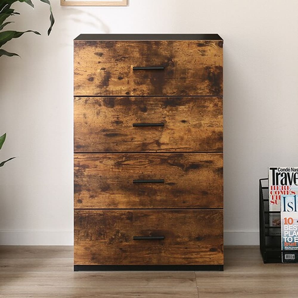 アントステラ パイン材 4ドロワーバチェラーズチェスト 3段チェスト 焼き印あり AUNT STELLA'S(アントステラ)のパイン材4 Drawers Apothecary (4