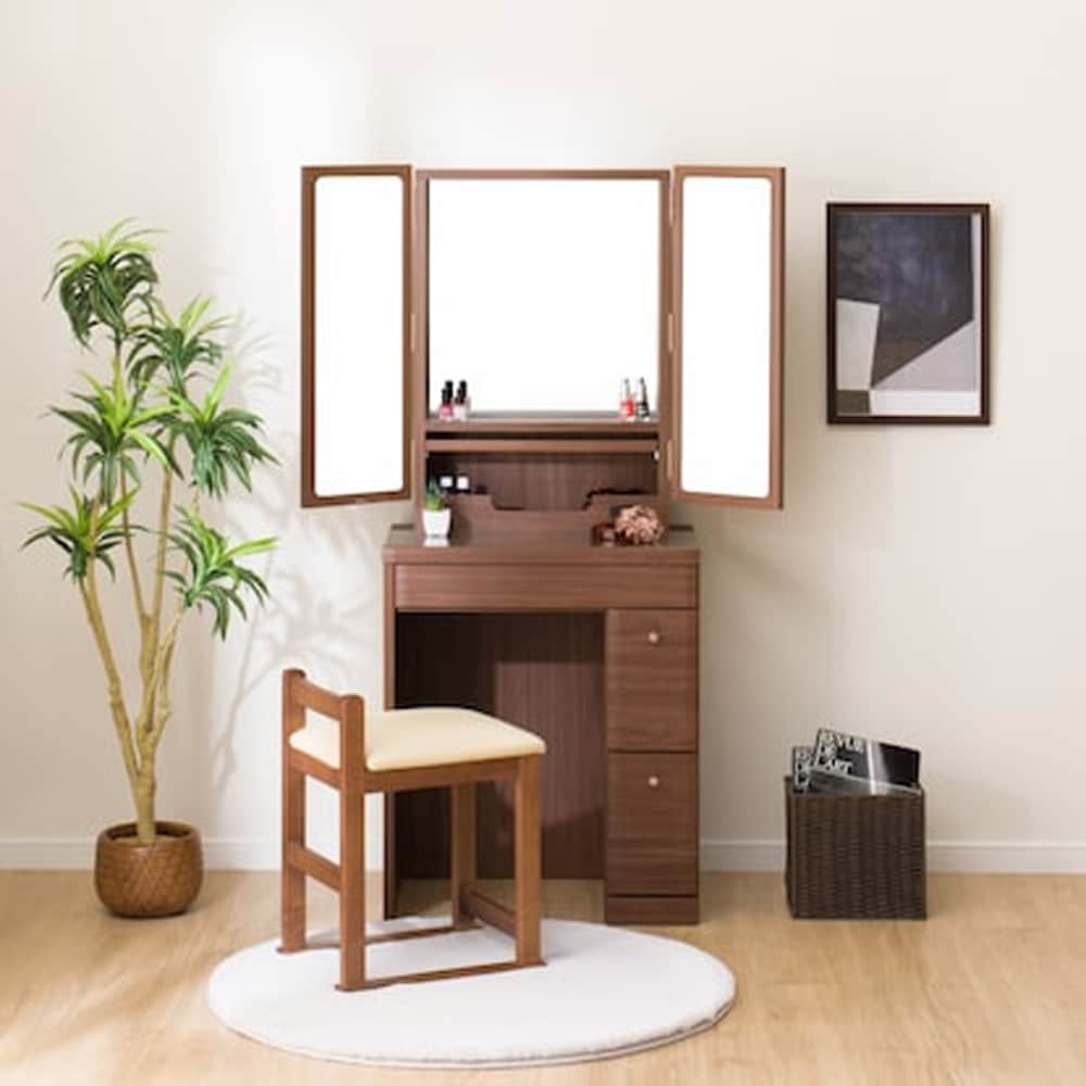 専用　ドレッサー① 楽天市場】一台二役のドレッサーデスク(70-80D) ニトリ 【メーカー直送