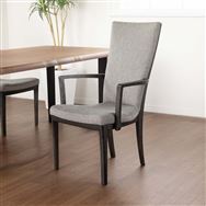 カリモク］【地域限定】肘付ダイニングチェア シュール基本色