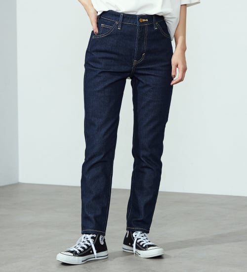 リニューアル Lee BABE ストレッチ/スキニーデニムパンツ 【豊富な