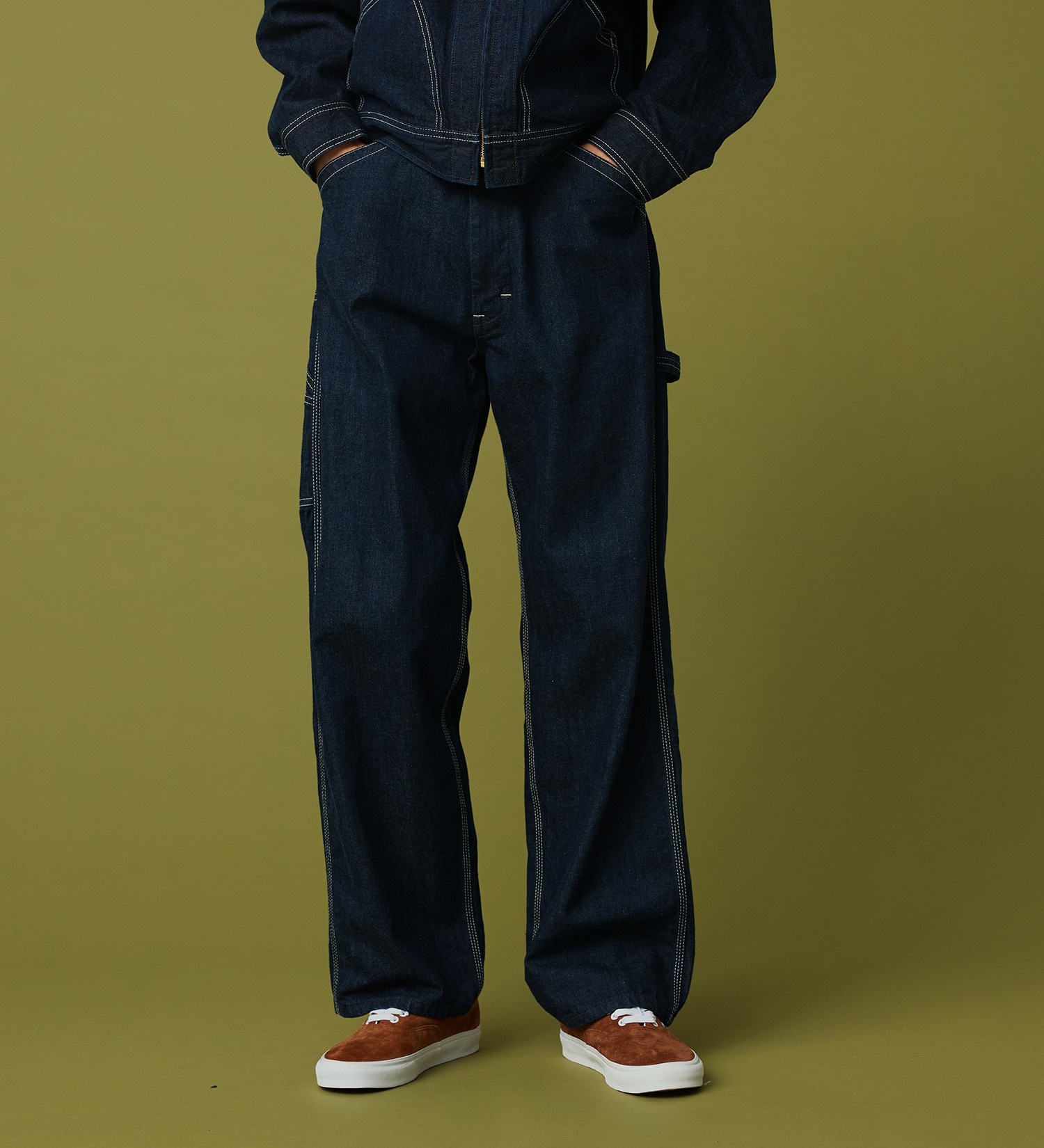 DUNGAREES ワイドペインターパンツ/デニム セットアップ対応【ユニ