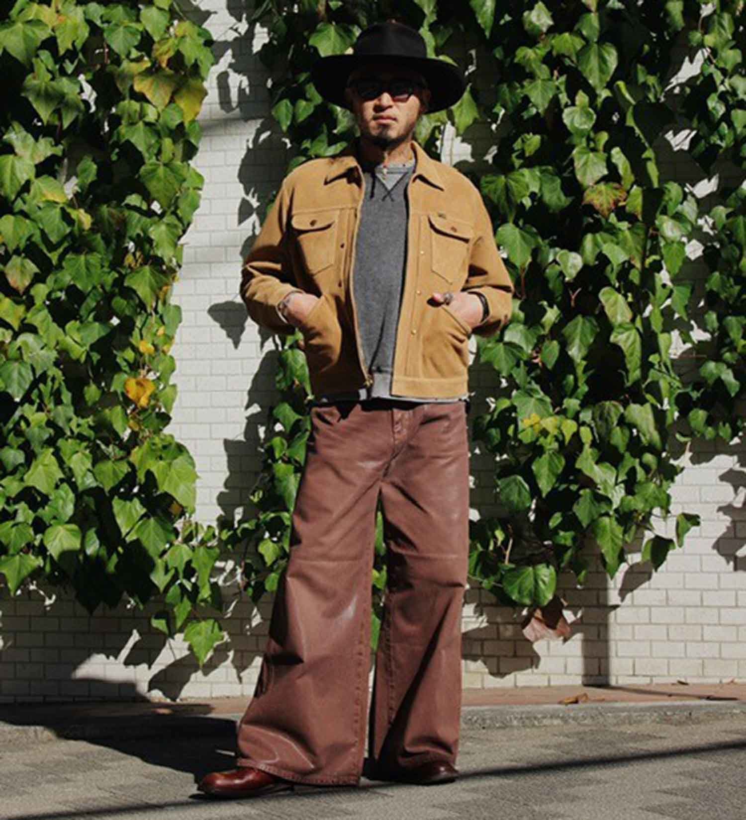 24MJZ GOAT SUEDE LEATHER/ジップジャケット|Wrangler|ラングラー